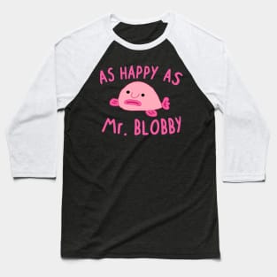 Blobfish Blob Face Sea Animal Pink Gift Idea Baseball T-Shirt